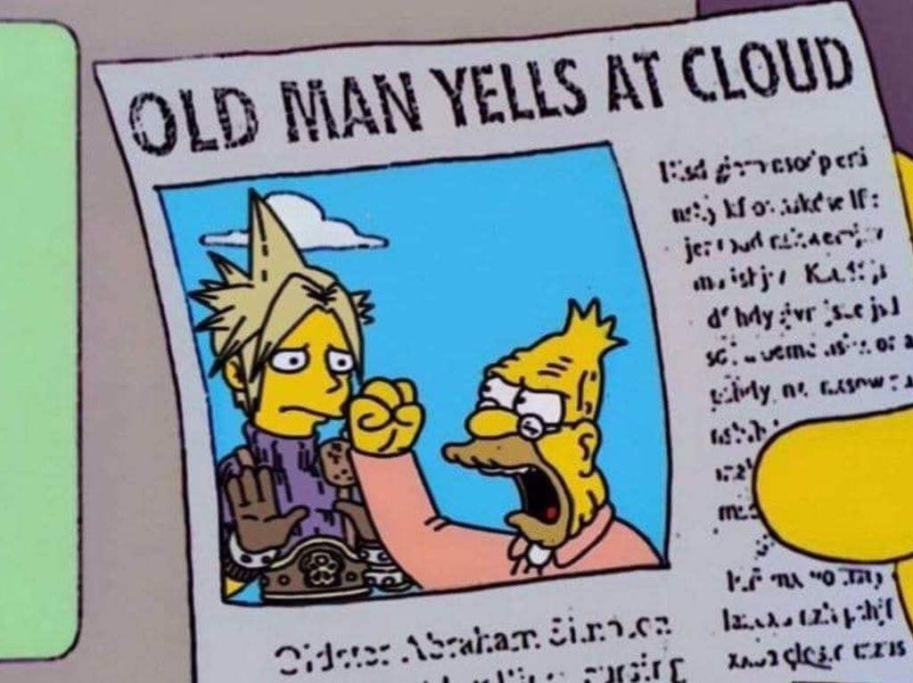 Old man yells at cloud